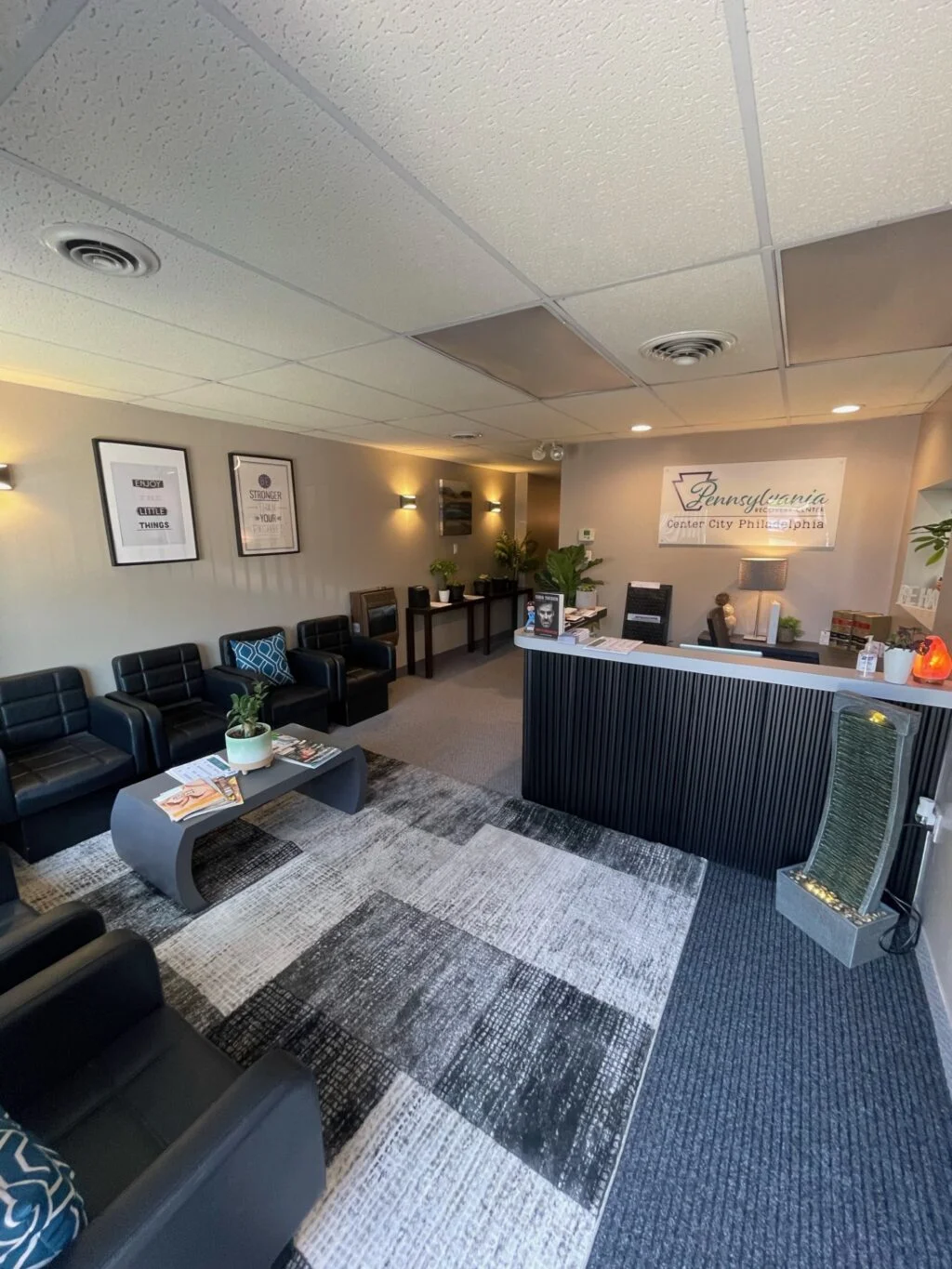 Interior of philadelphia recovery facility