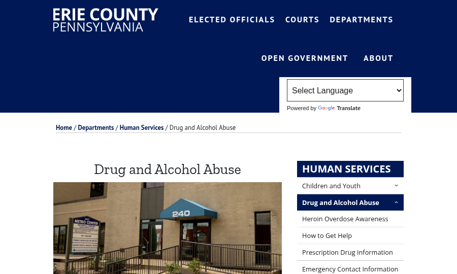 Erie County Office of Drug & Alcohol Abuse provider image
