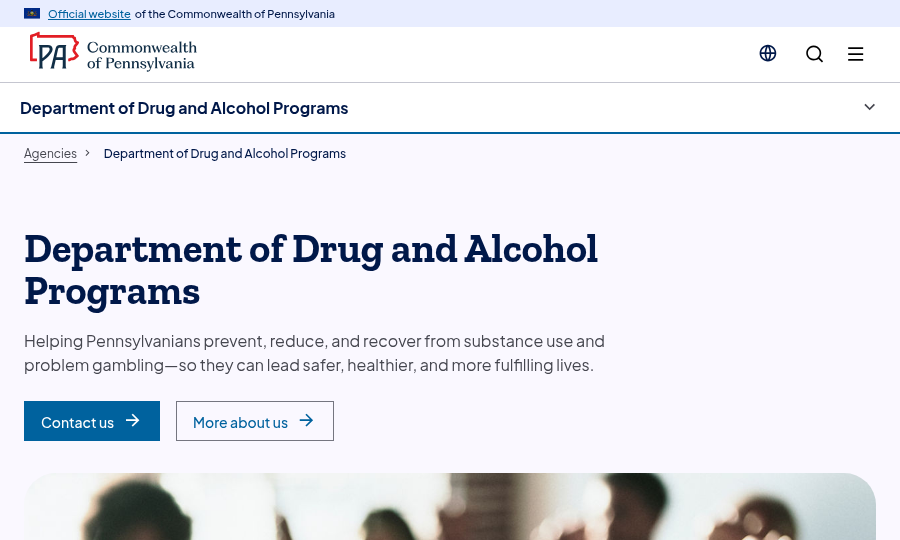 Pennsylvania Department of Drug and Alcohol Programs provider image